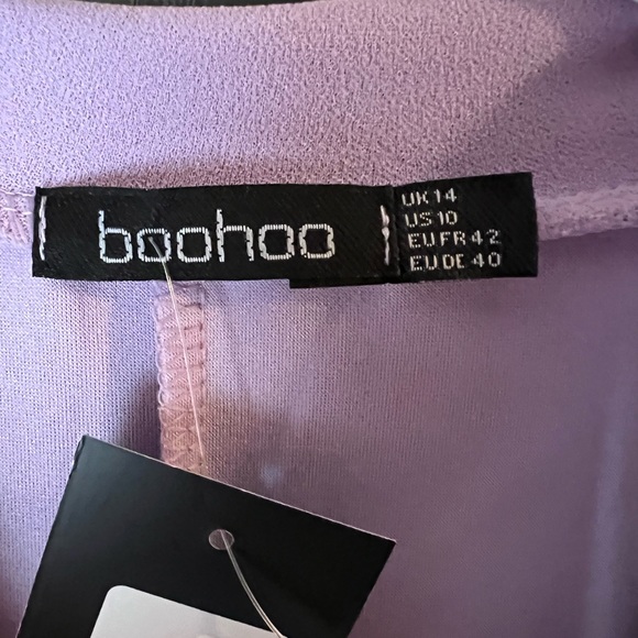 Boohoo Petite Blazer Romper in lavender NWT - Picture 4 of 6